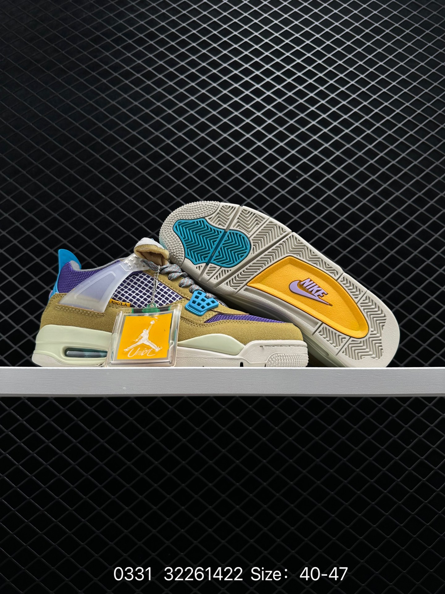 Union x Air Jordan 4“Taupe Haze”AJ4